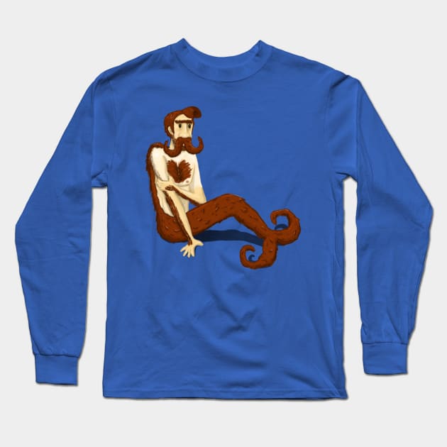 Merstache Long Sleeve T-Shirt by Mattfields